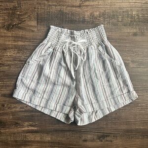 Ci Sono Linen Collection Paper Bag Shorts | S